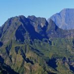 Mafate le col des Boeufs île de la Réunion vue du ciel vols touristiques avec Fly Réunion